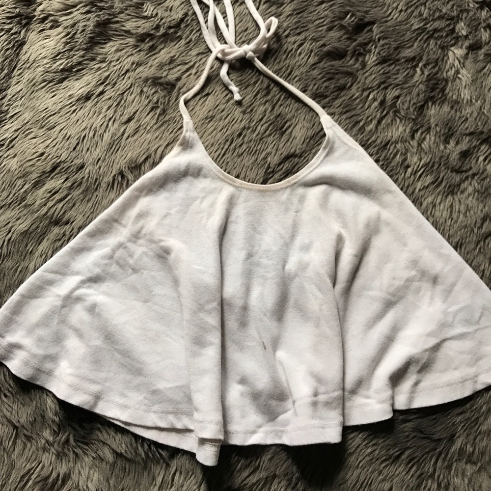 White Crop Top